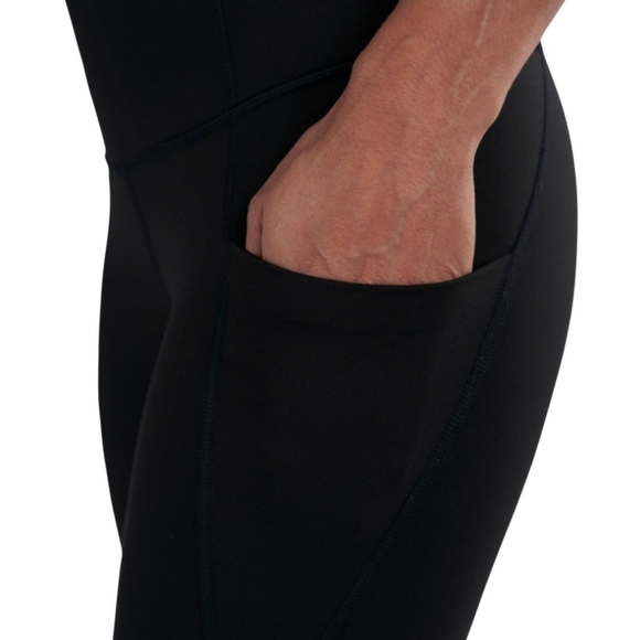 NWT Member's Mark Perforated Leggings Small Black - Picture 3 of 4